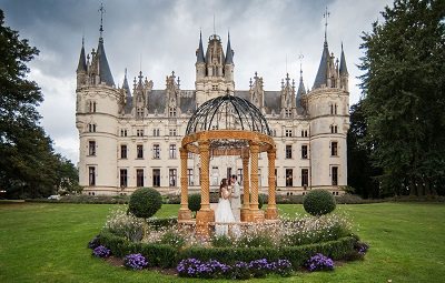 Свадьба в замке Chateau Du Marechal De Saxe во Франции
